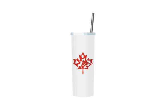 20oz Tumbler Wrap Maple Leaf Crafts & Designs Amp