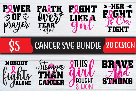 Cancer SVG Bundle: Design Bundles for Content Publishers