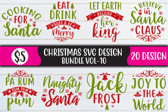 Christmas SVG Design Bundle VoL-10: Premium Bundles for Publishers