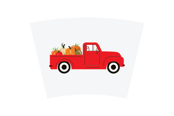 Farmhouse Truck Tumbler Wrap