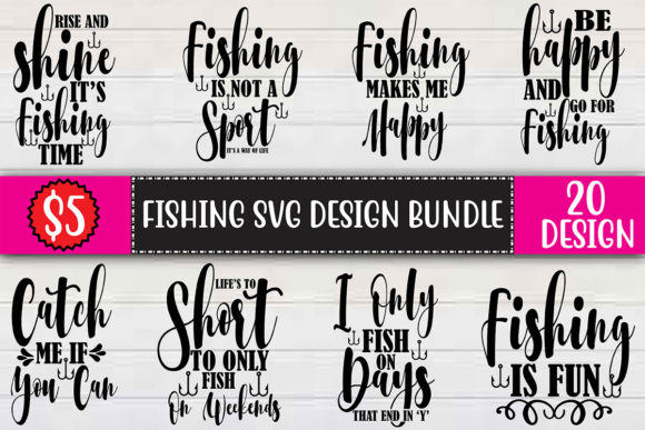 Fishing SVG Design Bundle Review