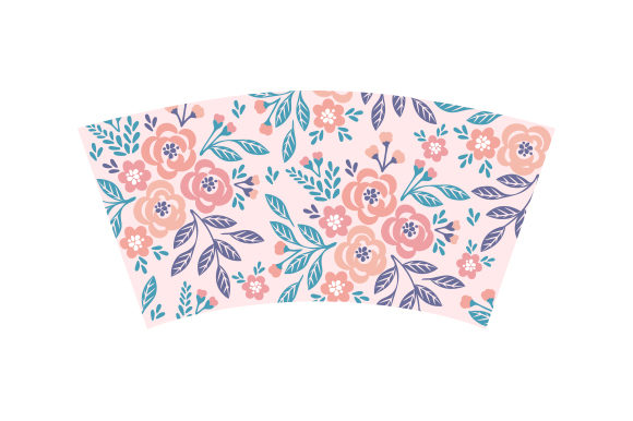 Floral Wrap for 16oz Skinny Tumbler: Crafts & Cups Amp