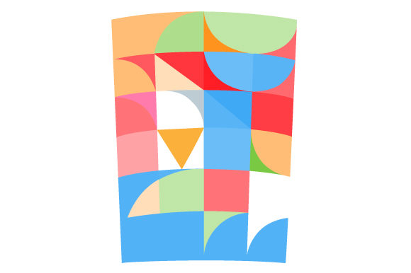 Geometric Shapes Wrap for 16oz Skinny Tumbler Crafts