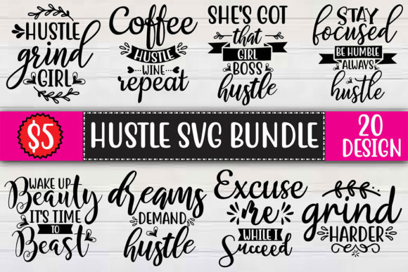 Hustle SVG Bundle: Design Bundles for Local Branding
