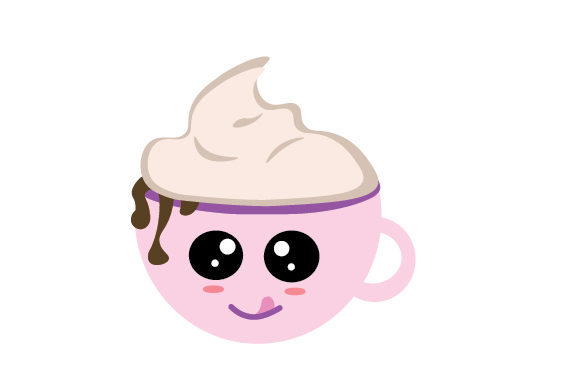 KAWAII-STYLE COFFEE CUP Crafts & Cups Amp