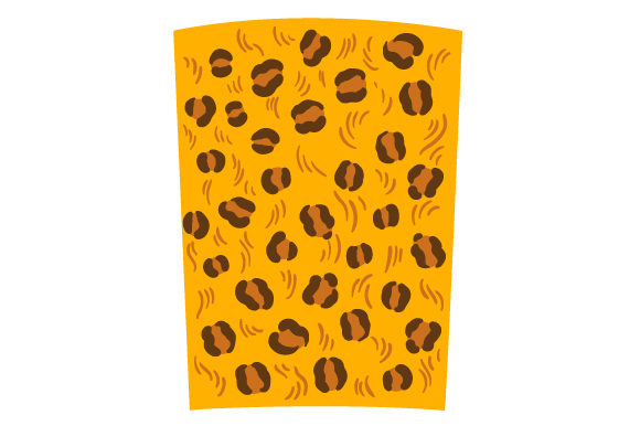 Leopard Print Wrap for 16oz Skinny Tumbler – Crafts and Cups Amp