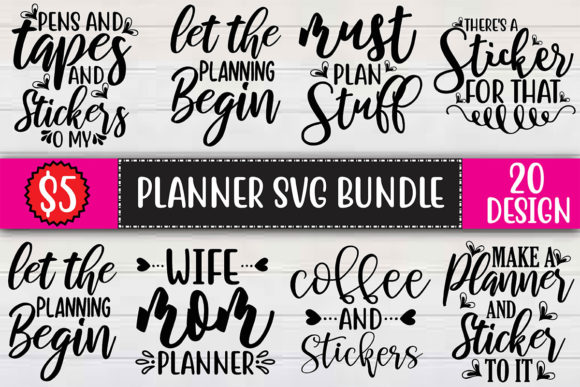 Planner SVG Bundle for Creative Marketing