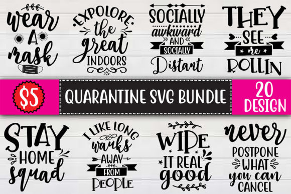 Quarantine SVG Bundle