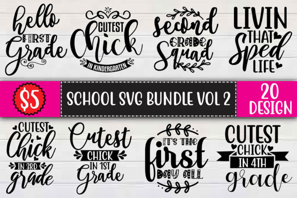 School SVG Bundle Vol 2: Design Bundles for Brand Clarity