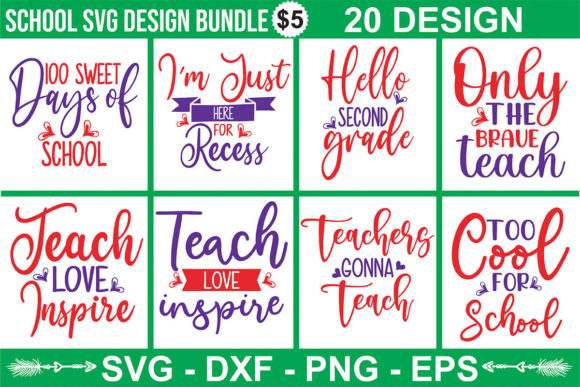 School SVG Design Bundle: Practical Bundles for Brand Builders