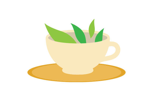 Tea Leaves in a Tea Cup: Crafts & Food Amp Design Asset