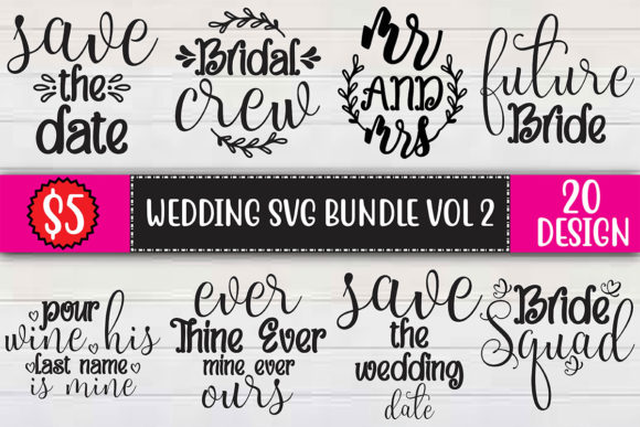 Wedding SVG Bundle Vol 2: Design Bundles for Brand-Ready Visuals